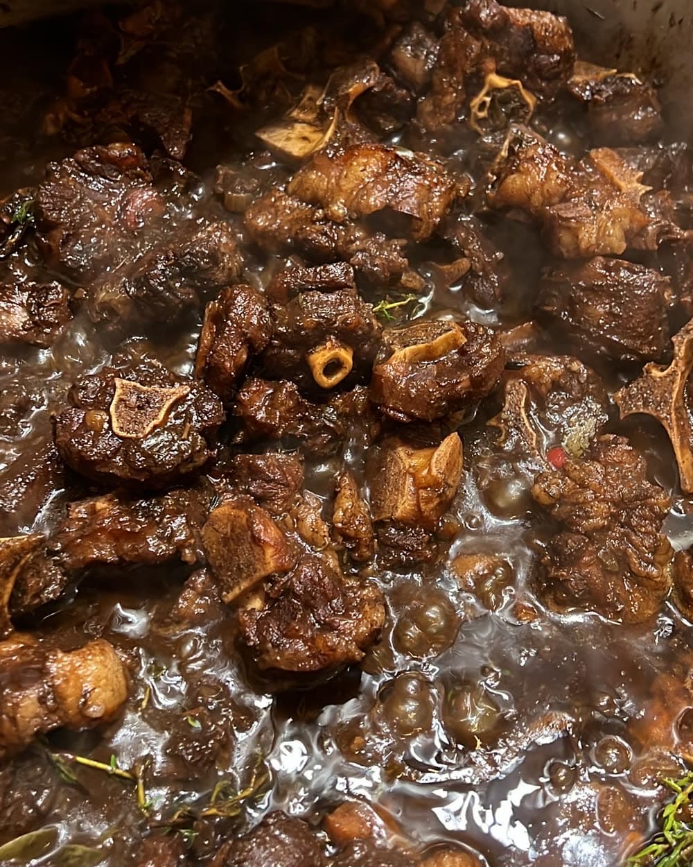 Stewed Oxtail